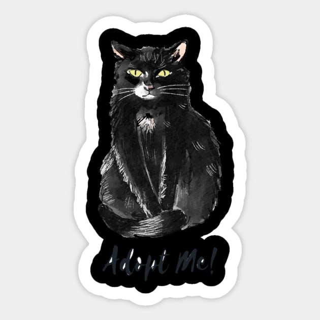 Adopt me cat Sticker by This is store